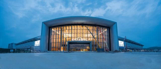 浙江最大、全国第五!杭州大会展中心一期正式建成(图1) 浙江最大、全国第五!杭州大会展中心一期正式建成(图1)