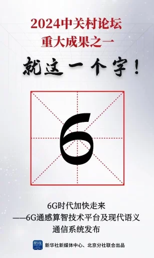 就这一个字!“6”——6G时代加快走来(图1) 就这一个字!“6”——6G时代加快走来(图1)
