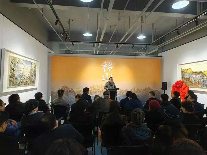 “移山——孟新宇油画作品展”在商丘工学院美术馆举行(图4)