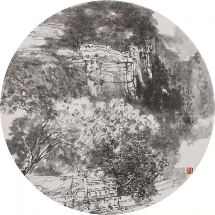 “闲庭信步——王清健中国画小幅精品展”开幕(图4)