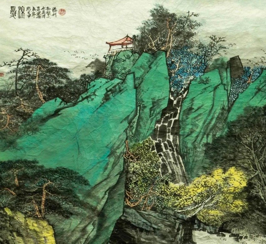 北京紫竹院 |“心筑江山——徐胜利、赵青仲、陈溪峋山水画展”(图7)